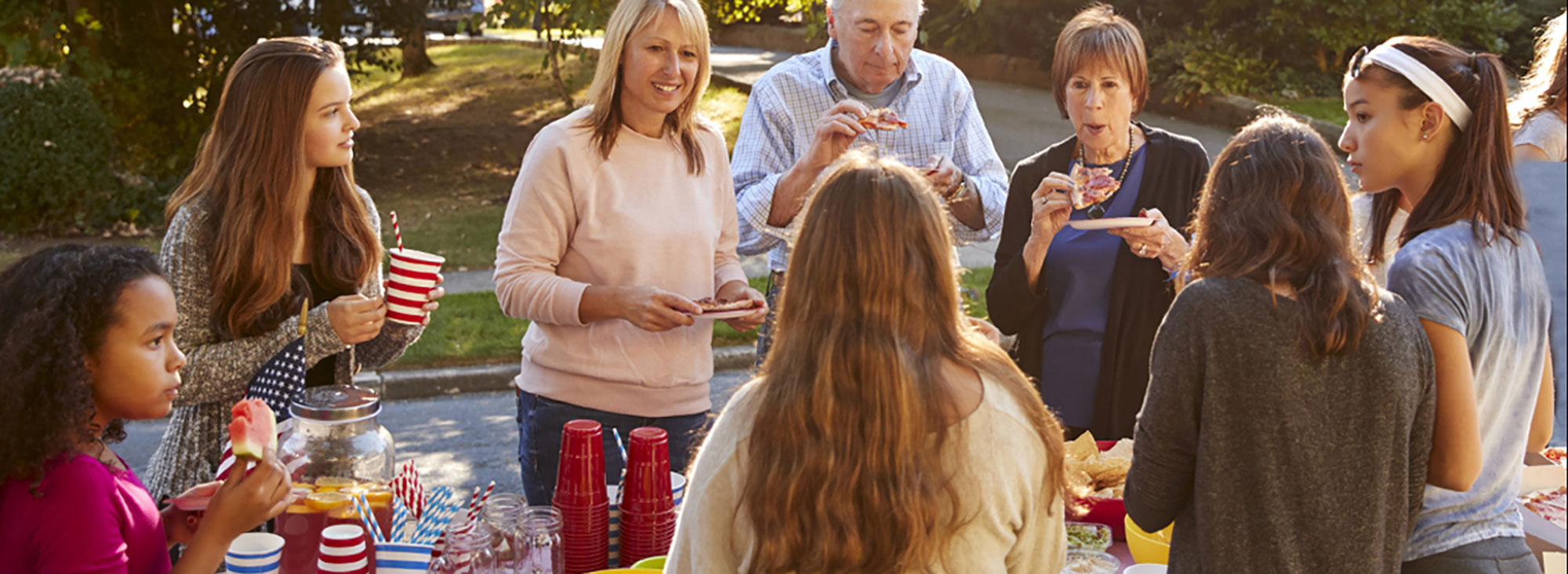 People at a gathering